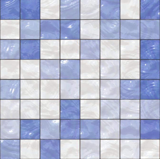 A BATHROOM TILE